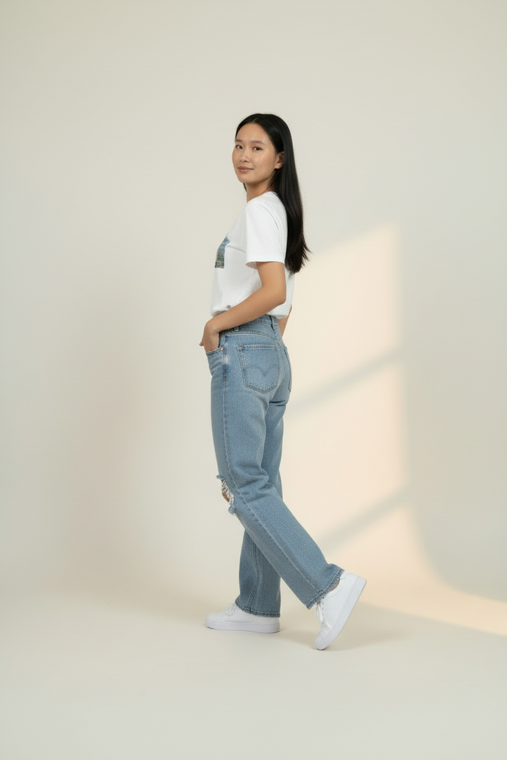 [Limited] Loktak Sangai Muga Embroidery Female