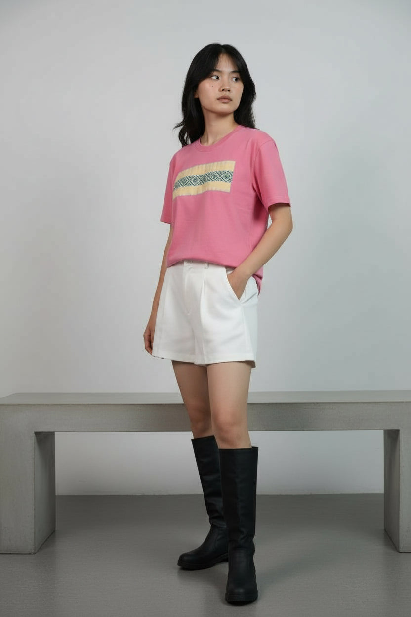 Boro Motif T-Shirt