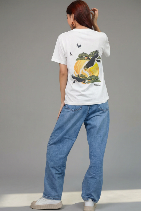 [Limited] Hornbill Muga Embroidery Female