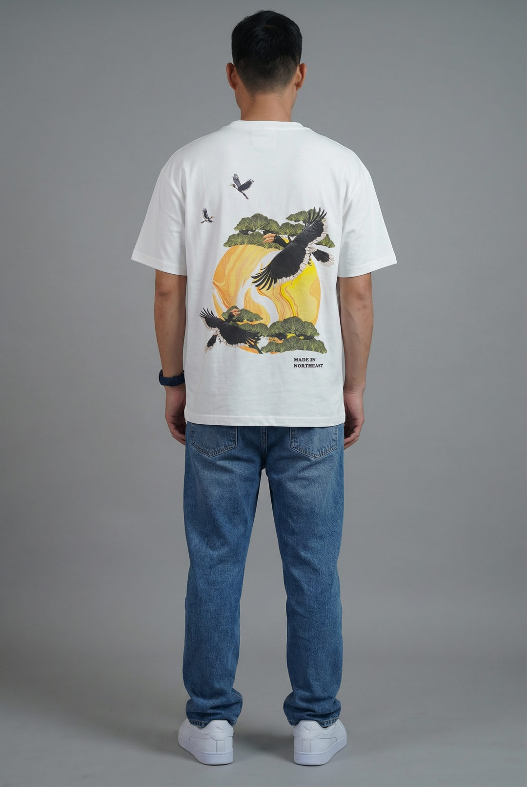 [Limited] Hornbill Muga Embroidery