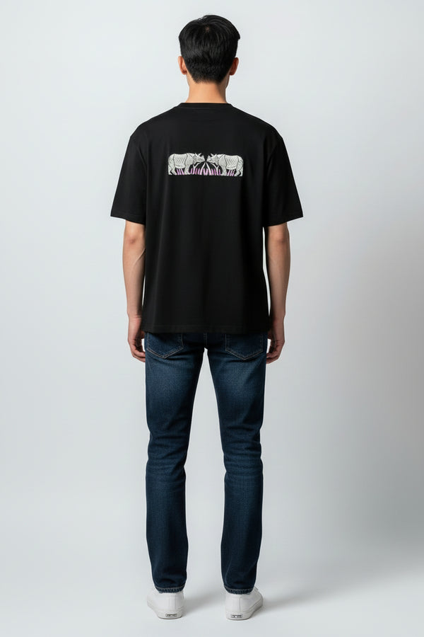 Two Faced Rhino Motif