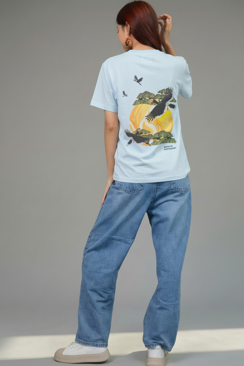 [Limited] Hornbill Muga Embroidery Female