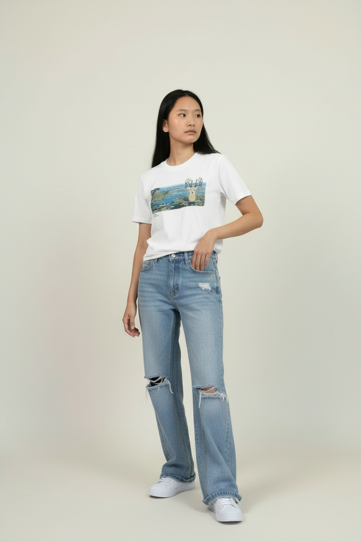 [Limited] Loktak Sangai Muga Embroidery Female