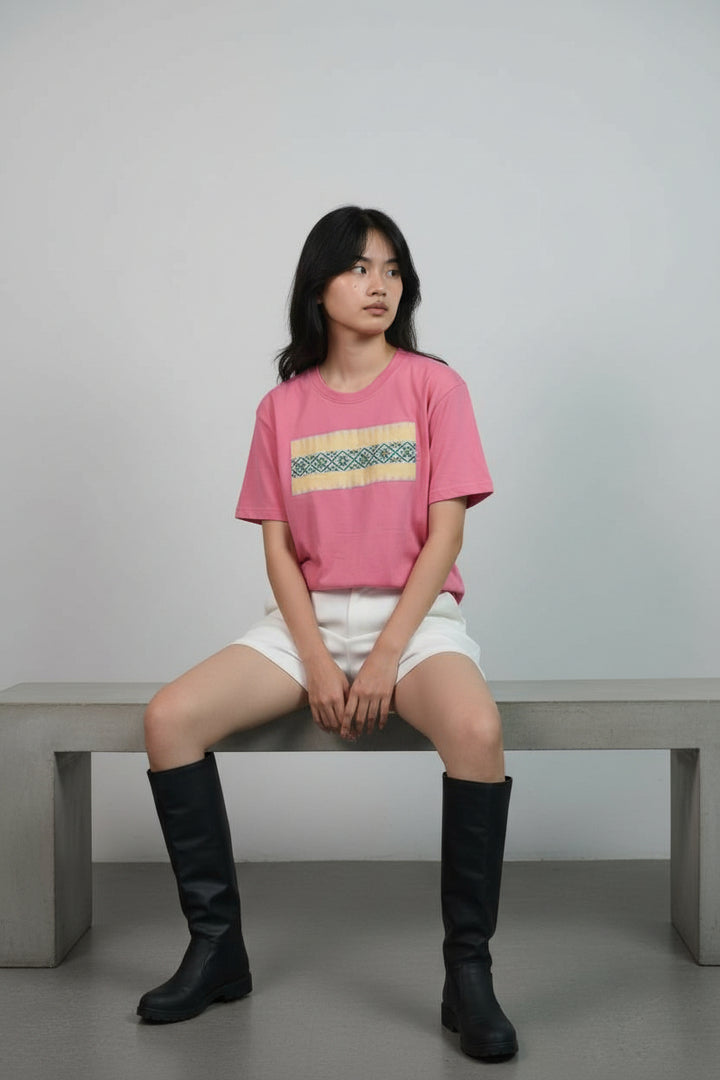 Boro Motif T-Shirt