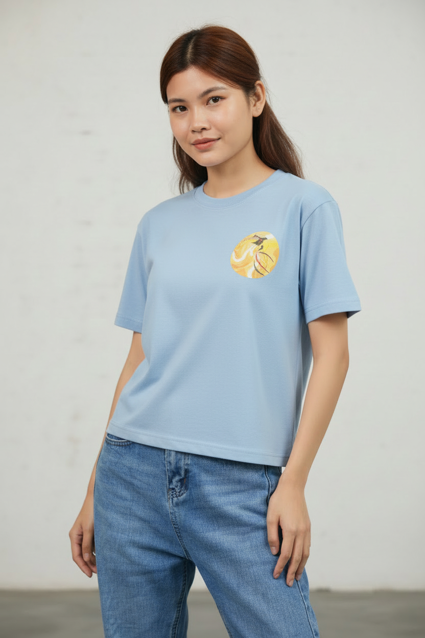 [Limited] Hornbill Muga Embroidery Female