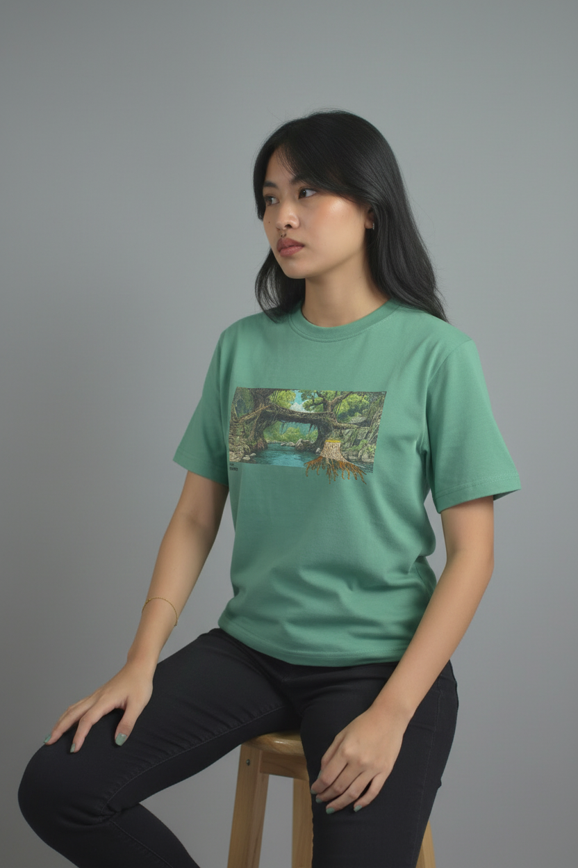[Limited] Root Bridge Muga Embroidery Female
