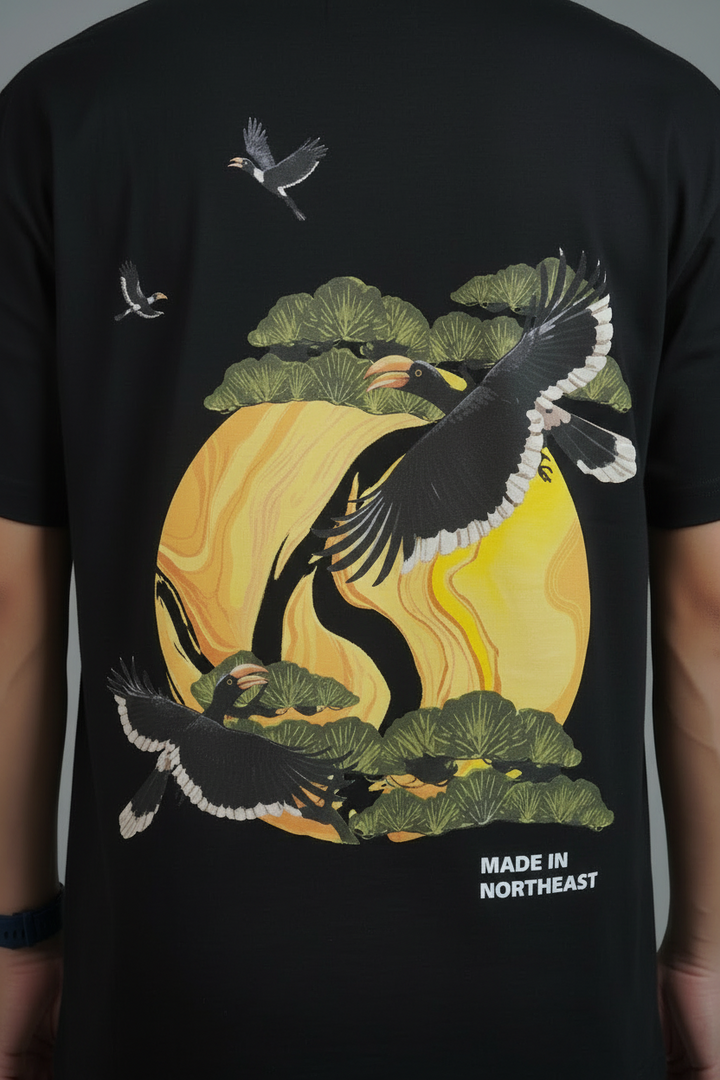 [Limited] Hornbill Muga Embroidery