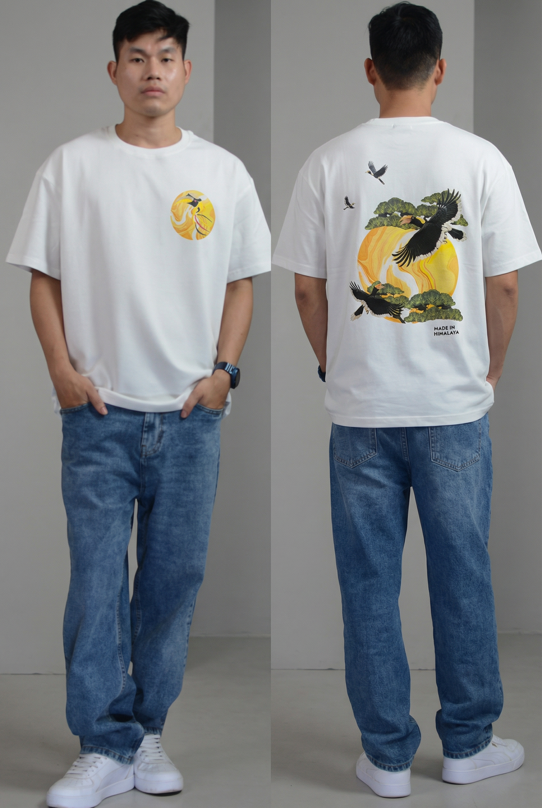 [Limited] Hornbill Muga Embroidery