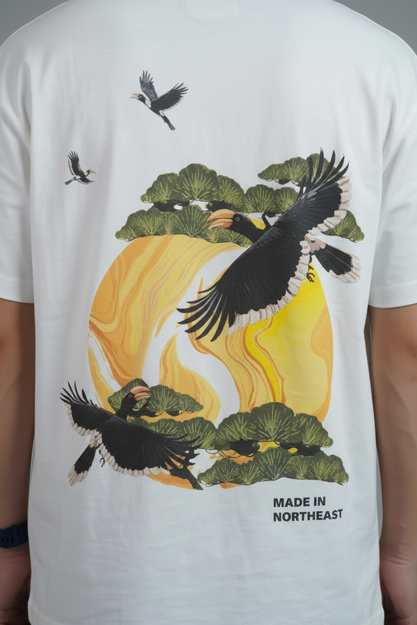 [Limited] Hornbill Muga Embroidery